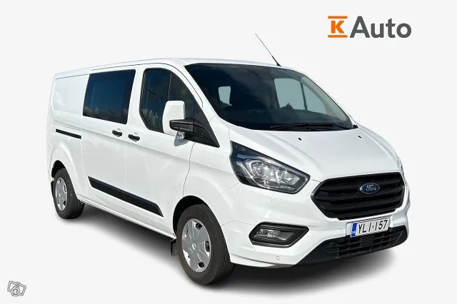 Ford Transit Custom 320 2,0TDCi 130 hv M6 Etuveto L2H1 Alv | Kamera | Tutkat | Läpijuostava Image 1